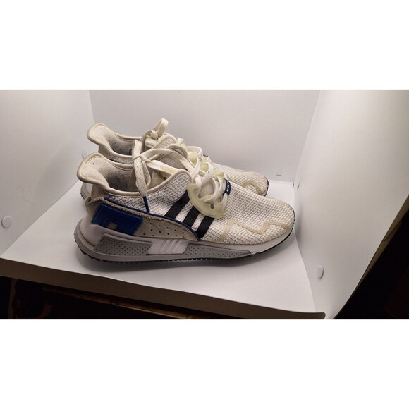 MENs ADIDAS EQT ADV 9117 WHITE BLACK BLUE RUNNING WALKING FITNESS SNEAKER Sz 9.5 - Picture 4 of 6
